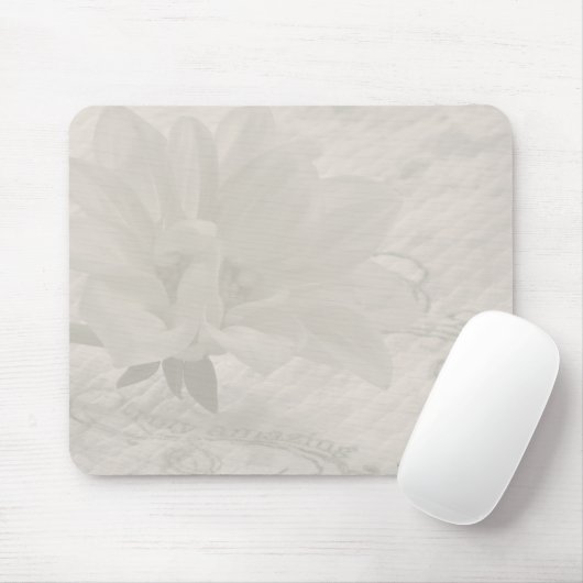 Wahrhaft Phantastisch Dahlia Mousepad (Mit Mouse)