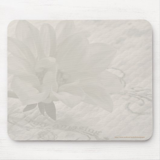 Wahrhaft Phantastisch Dahlia Mousepad (Vorne)