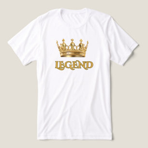 WAHRHAFTE LEGENDE WEISS GOLD GRAPHIC HERREN Tri-Blend SHIRT