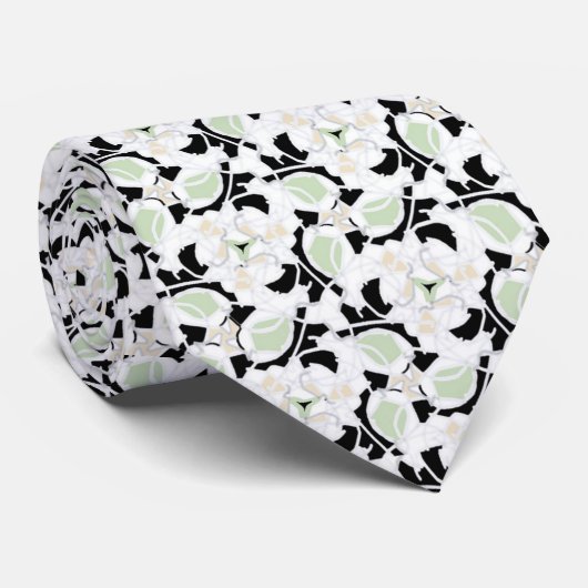 Wahrhaftig Minze Wein Schöne Florals Krawatte (Gerollt)