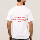 Wahrheit 1 T-Shirt (Rückseite)