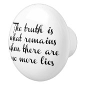 Wahrheit bleibt keramikknauf (Rechts)