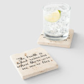 Wahrheit bleibt steinuntersetzer (Seitenansicht)