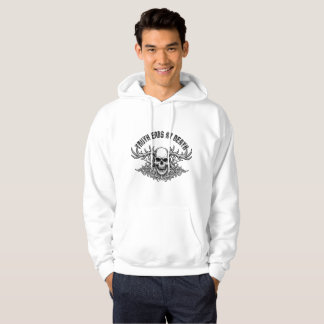Wahrheit endet beim Tod Totenkopf-Design Hoodie