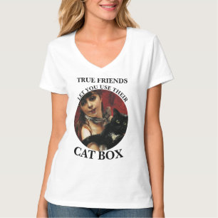 WAHRHEIT FREUNDE LASSEN SIE IHRE KATZENKLOTÜR BENU T-Shirt