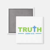 Wahrheit in Jesus Christus Magnet (Vorderseite/Rückseite)