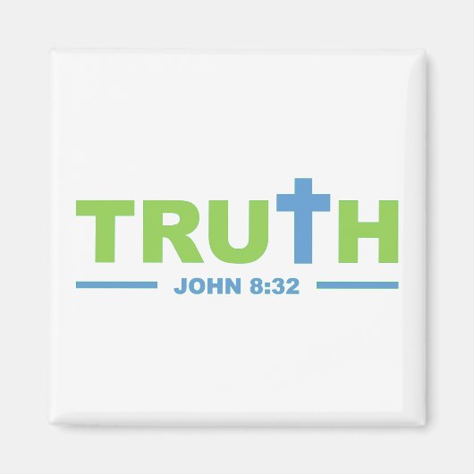 Wahrheit in Jesus Christus Magnet (Vorne)