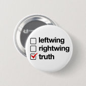 Wahrheit ist der Antwort-Knopf Button (Vorne & Hinten)