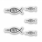 Wahrheit ist größer als Religion Aufkleber (Vorderseite)