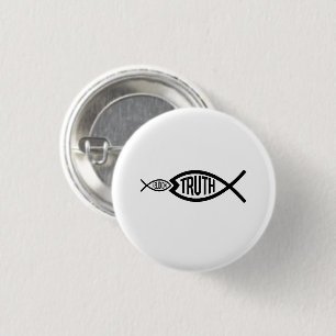 Wahrheit ist größer als Religion Button
