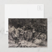 Wahrheit ist von Francisco Goya gestorben Postkarte (Vorne/Hinten)