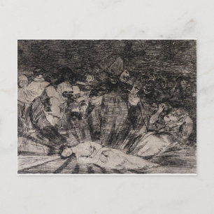 Wahrheit ist von Francisco Goya gestorben Postkarte