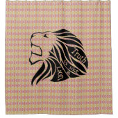 Wahrheit ist wie ein Löwe Duschvorhang (Vorderseite)