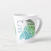 Wahrheit ist wie ein Löwe Milchtasse (Rechte Ecke)