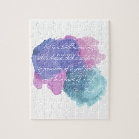Wahrheit Janes Austen- allgemeinhin bestätigt Puzzle (Vertikal)
