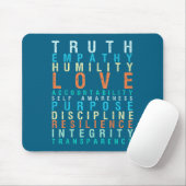 Wahrheit Liebe Empathie Selbstbewusstsein Irration Mousepad (Mit Mouse)