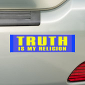 Wahrheit meine Religion Autoaufkleber (Auf Auto)