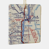 Wahrheit oder Folgen und Elefantenkarte der 50er J Keramikornament (Rechts)