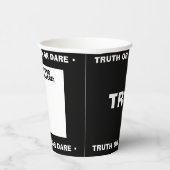 Wahrheit oder wagen Beer Pong Party Game TRUTH Bla Pappbecher (Rechts)