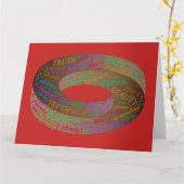 Wahrheit Paradox Realität Inspirationsphilosophie Karte (Gelbe Blume)