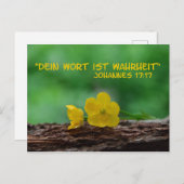 Wahrheit. Postkarte (Vorne/Hinten)