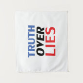 "Wahrheit über Lügen" Wandteppich (Vorderseite)