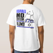 Wahrheit über PALÄSTINA u. ISRAEL T-Shirt (Rückseite)