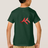 WAHRHEIT ÜBERSETZT JUGEND ROTES RAGLAN T-Shirt (Rückseite)