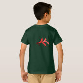 WAHRHEIT ÜBERSETZT JUGEND ROTES RAGLAN T-Shirt (Schwarz voll)