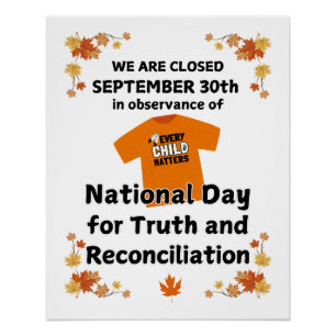 Wahrheit und Versöhnung, jedes Kind ist wichtig Poster