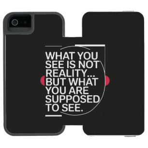 Wahrheit, wie sie für dich entworfen wurde incipio watson™ iPhone 5 geldbörsen hülle
