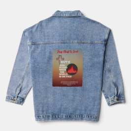 Wahrheit wird Denim Jacket Stand halten Jeansjacke