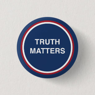 Wahrheit zählt Red White Blue Button