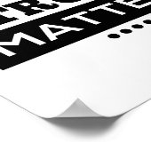 Wahrheit zählt Sprichwort Poster (Ecke)