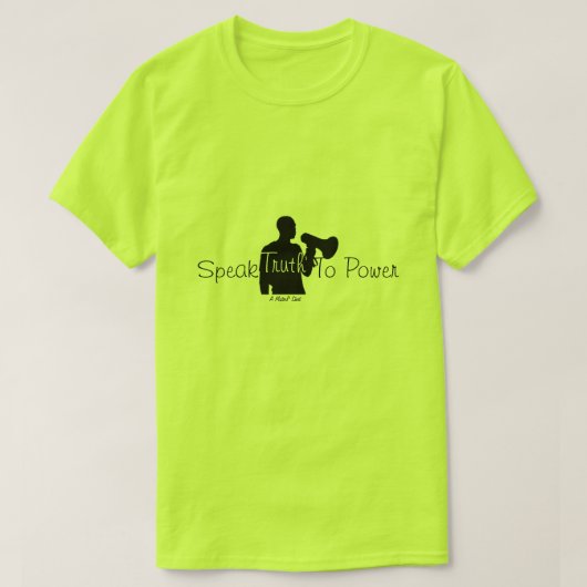 Wahrheit zum Power sprechen - ein MisterP-Shirt T-Shirt (Design vorne)