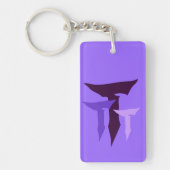 WAHRHEITS-LILA SCHLÜSSELANHÄNGER (Vorderseite)