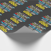 Wahrheits-Lob-Segen betet das Kind des Gottes Geschenkpapier (Ecke)