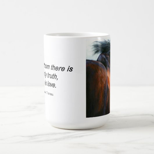 Wahrheits-PferdeTasse Kaffeetasse (Mittel)