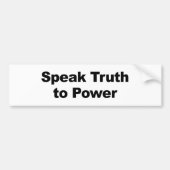 Wahrheitsgespräch mit Power Autoaufkleber (Vorne)