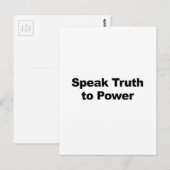 Wahrheitsgespräch mit Power Postkarte (Vorne/Hinten)