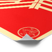 Wahrheitsgetreue Minimalistische Typografie Poster (Ecke)