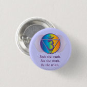 Wahrheitsknopf des dritten Auges Button (Vorne & Hinten)