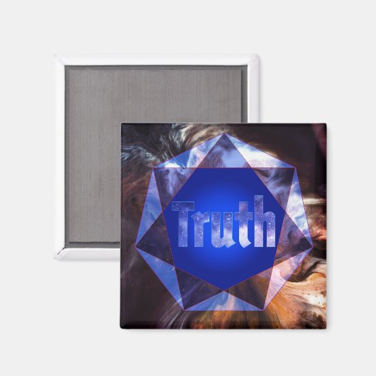 Wahrheitsmagnet Magnet (Vorderseite/Rückseite)
