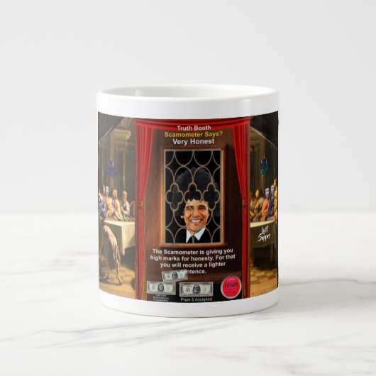 Wahrheitsstand Geständnisse eines Präsidenten Jumbo-Tasse (Vorderseite)