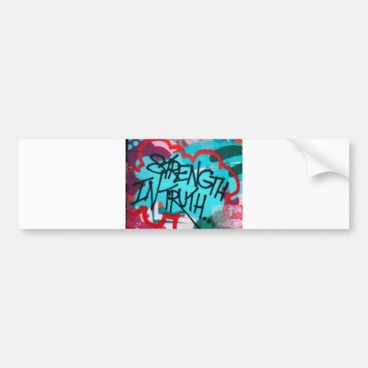 Wahrheitsstärke Autoaufkleber (Vorne)