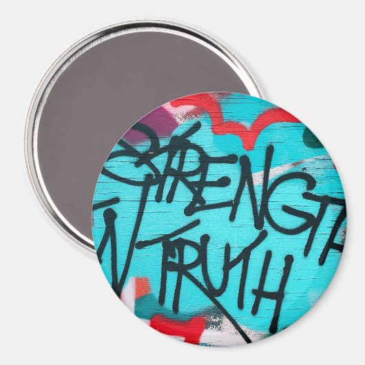 Wahrheitsstärke Magnet (Vorderseite/Rückseite)
