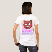 Wahrheitsstil T-Shirt (Schwarz voll)