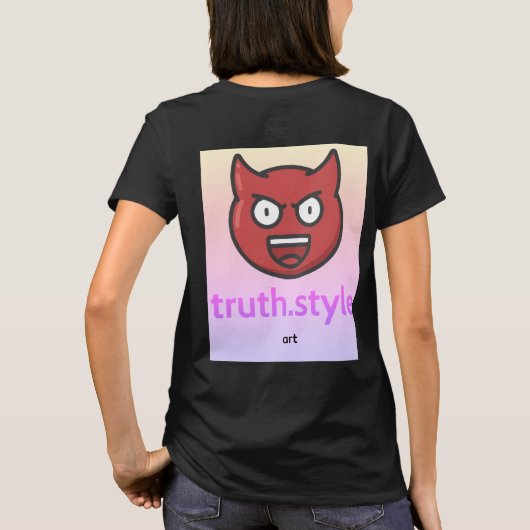 Wahrheitsstil T-Shirt (Rückseite)