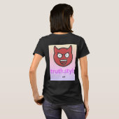 Wahrheitsstil T-Shirt (Schwarz voll)