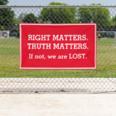 Wahrheitszeichen: Protestsignatur für die Amtsenth Banner (Insitu)